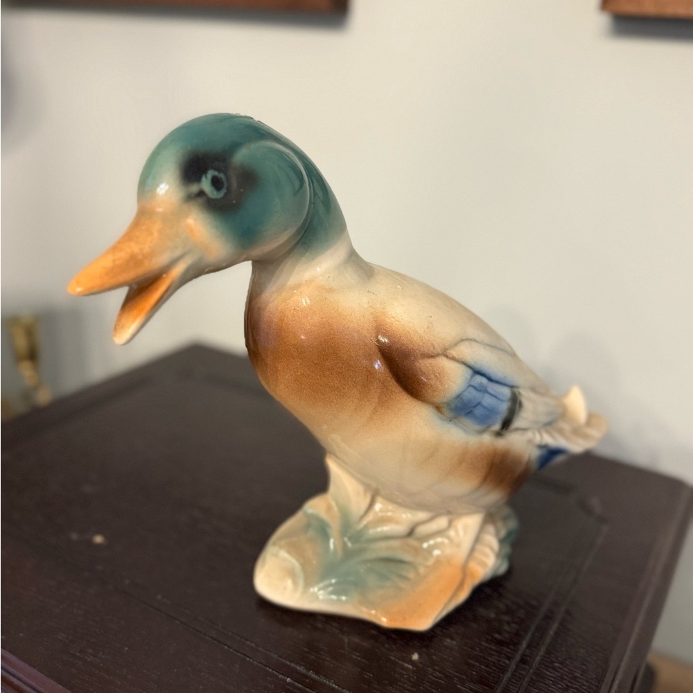 Ceramic Duck Figurine